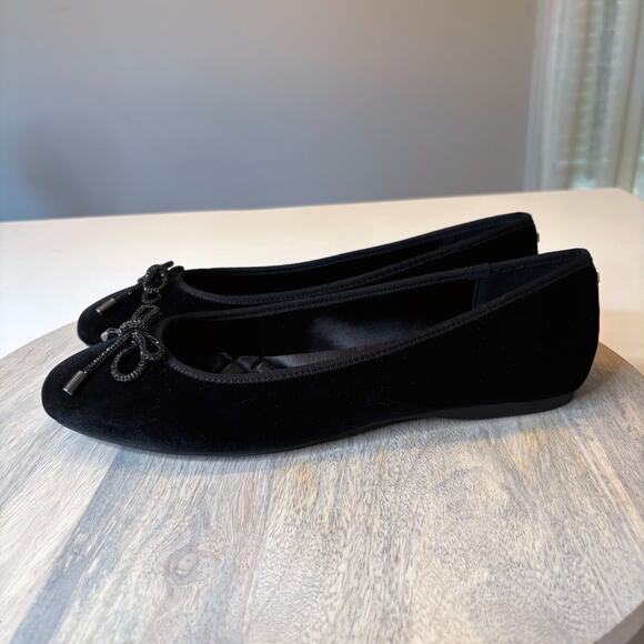 New without Box Birdies The Hummingbird Black Velvet Ballet Flats Shoes Size 11 - Picture 4 of 10